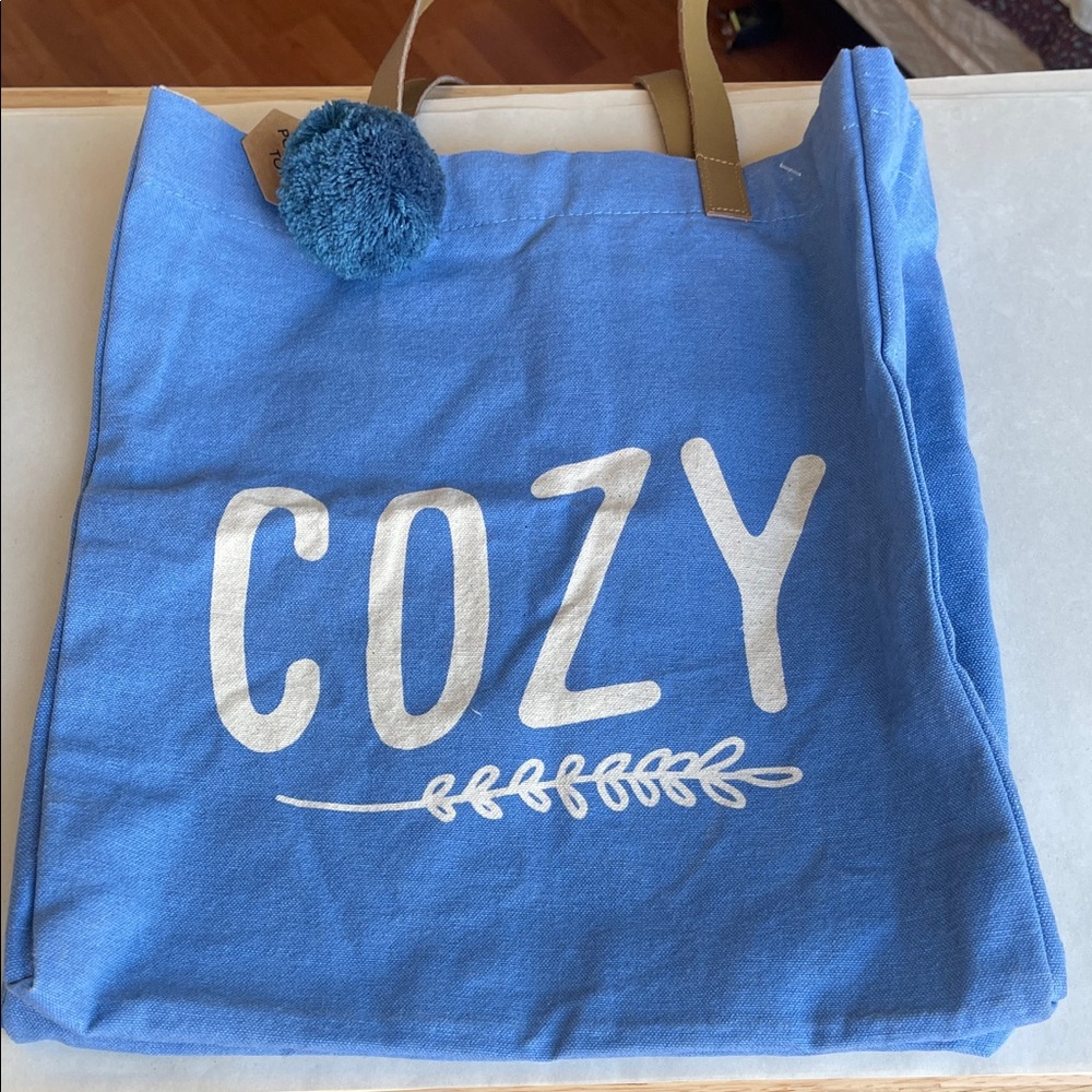 Eccolo Blue Cozy Tote Bag